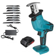   Length 24V-os Akkumlátoros Kardfűrész,orrfűrész 8 darab vágófejjel