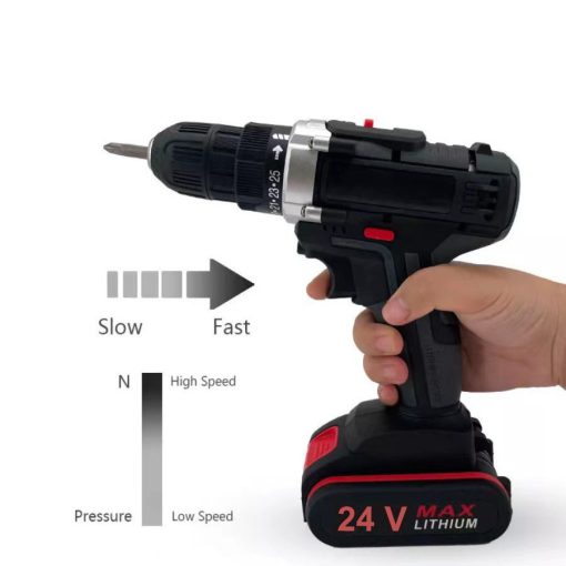 Metkai Akkumulátoros furó-csavarozó gép 24V Max