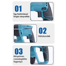 HammerDrill Professionalis 24V-os akkumlátoros ütvefúrógép