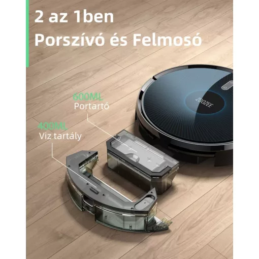 Zoozee Z50 okos robotporszívó és felmosó 2IN1, 3000PA