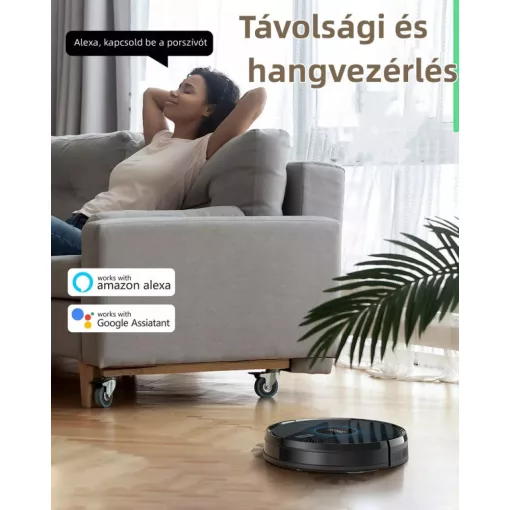 Zoozee Z50 okos robotporszívó és felmosó 2IN1, 3000PA