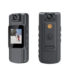 Mini Test kamera HD IPS képernyővel, 180°-ban forgatható lencsével és hátsó klipszel