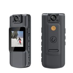   Mini Test kamera HD IPS képernyővel, 180°-ban forgatható lencsével és hátsó klipszel