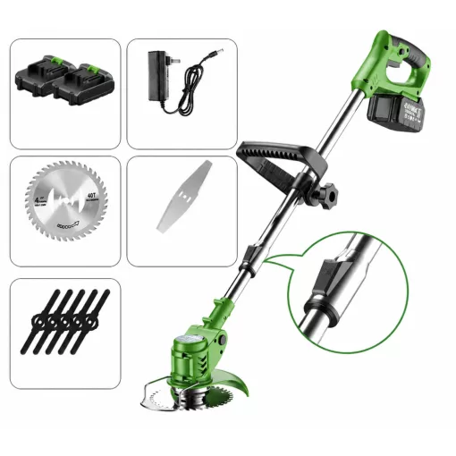 PureCut akkumulátoros fükasza 48V 2db akkumulátorral