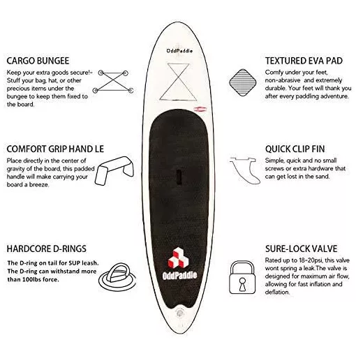 OddPaddle Ultra-Light Álló szörf/SUP 330 cm
