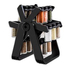   Forgatható konyhai polc fűszertartó 18 fűszeresüveggel RTZ-8005