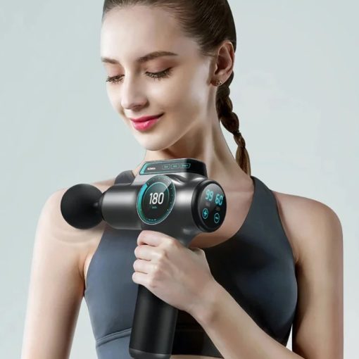 Masszázspisztoly 8 professzionális masszázsfejjel