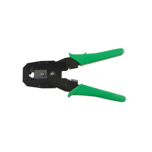 NewYork hálózati teszter készlet, LAN, UTP, FTP, krimpelő fogó, push-in eszköz, dugók, tároló fedél, 10 darabos