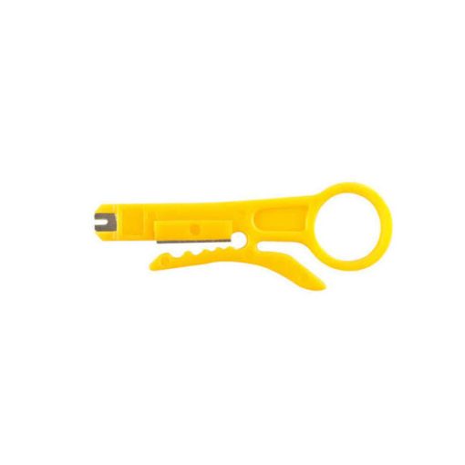 NewYork hálózati teszter készlet, LAN, UTP, FTP, krimpelő fogó, push-in eszköz, dugók, tároló fedél, 10 darabos