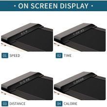 Munkahelyi, otthoni, futópad-sétapad alkalmazással és távirányítóval