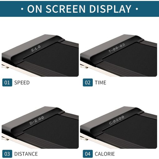 Munkahelyi, otthoni, futópad-sétapad alkalmazással és távirányítóval