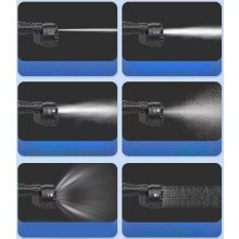 Yongwei Professzionális vezeték nélküli nagynyomású autómosó készlet 2 akkumulátorral, 300 W, 20 bar, 6 az 1-ben állítható fúvóka