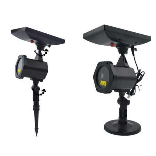 Karácsonyi lézerfény kivetítő, napelemmel - Intelligens LED lézerprojektor!