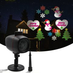   LED kivetítő, karácsonyi mintákkal - Az ünnep hangulatáért!