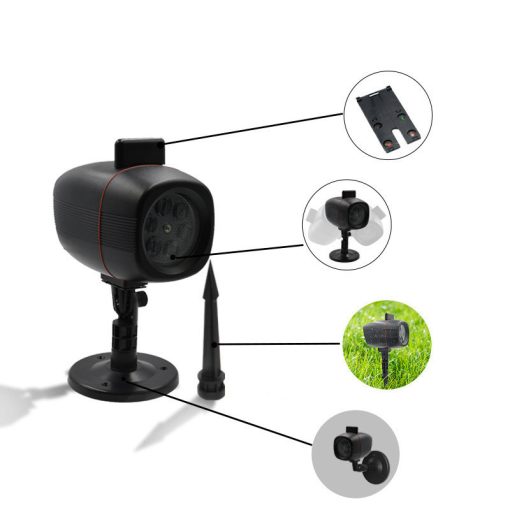 LED kivetítő, karácsonyi mintákkal - Az ünnep hangulatáért!