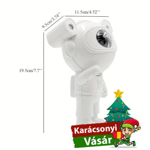 Asztronauta Galaxis Égbolt Projector, Űrhajós LED Lámpa - Varázslatos csillagos égbolt szobád falára!
