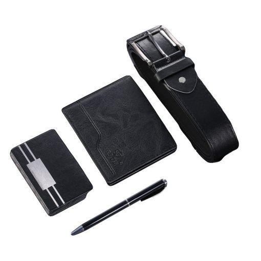 4 darabos elegáns férfi kiegészítő szett díszdobozban - A mindig elegáns megjelenésért!
