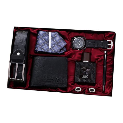 7 darabos elegáns férfi ajándékszett díszdobozban