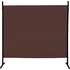  Szobaelválasztó - Beltéri és kültéri használatra, irodákba, munkahelyekre, erkélyre, kiállításokra, rendezvényekre, 180 x 183 cm (Barna)