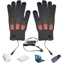 Fűthető kötött kesztyű