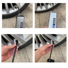 Digitális kijelzős, autómata kézikompresszor, 4000 mAH, 10 bar nyomás