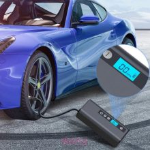 Digitális kijelzős, autómata kézikompresszor, 4000 mAH, 10 bar nyomás
