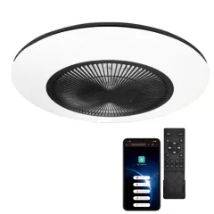   Mennyezeti ventilátoros lámpa távírányítóval applikációs 36-75W szabályozható