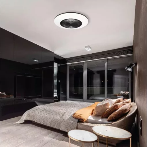 Mennyezeti ventilátoros lámpa távírányítóval applikációs 36-75W szabályozható