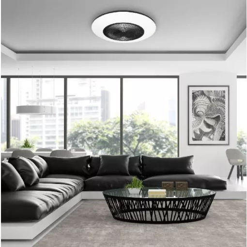Mennyezeti ventilátoros lámpa távírányítóval applikációs 36-75W szabályozható