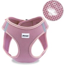 Puha hálós kutyahám - rózsaszín, XS