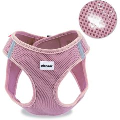 Puha hálós kutyahám - rózsaszín, XS