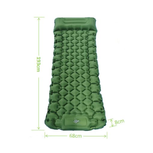 Hexagon Egyszemélyes Kemping matrac - Zöld