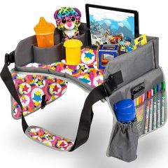 Utazós gyerekasztal, szürke (HÁNY ZSEB VAN?)