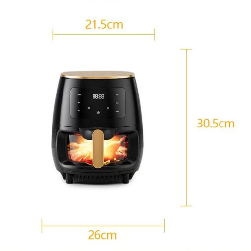 Disine Regina air fryer, légkeveréses sütő 4,5 literes - Süss Te is egészségesen!