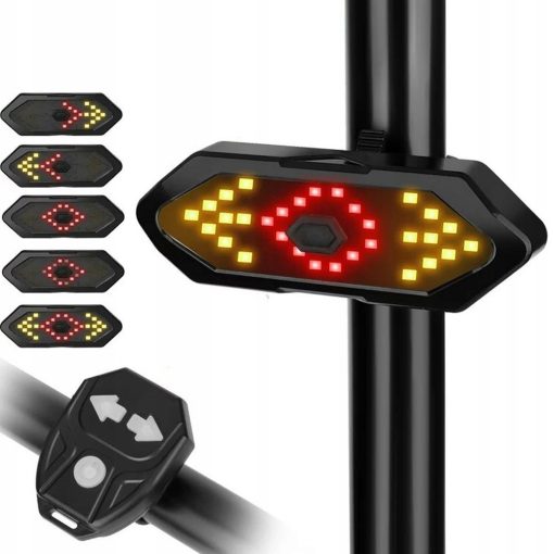 Bicikli hátsó lámpa, index