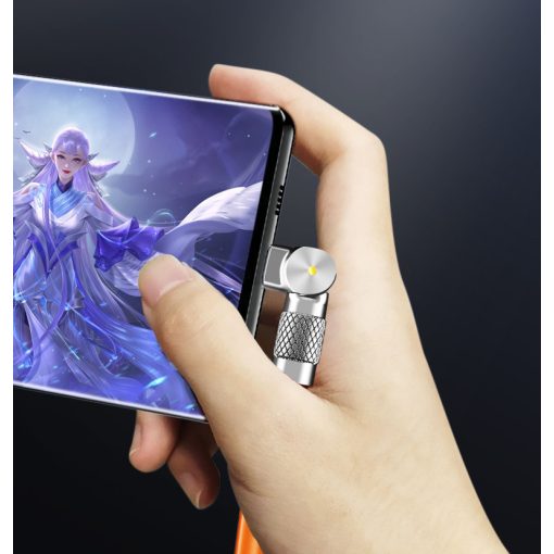 AlphaOne narancssárga 2m-es Type C típusú kábel