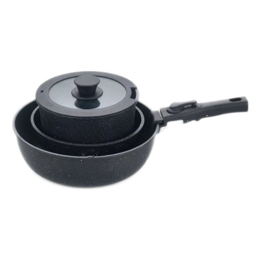 Levehető Nyelű 5 Részes Edénykészlet – Modern, helytakarékos és praktikus megoldás minden konyhába