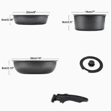 Levehető Nyelű 5 Részes Edénykészlet – Modern, helytakarékos és praktikus megoldás minden konyhába