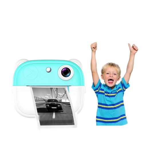 Nyomtatós digitális gyerekkamera, kék