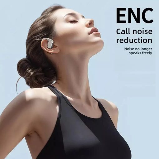 Q18 Kijelzős bluetooth fülhallgató, fekete