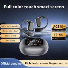 Q18 Kijelzős bluetooth fülhallgató, fekete