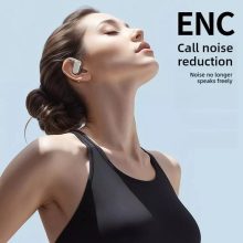 Q18 Kijelzős bluetooth fülhallgató, fehér