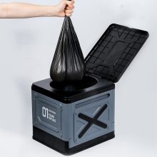 Összecsukható hordozható WC/szék/tároló 32*30*28cm