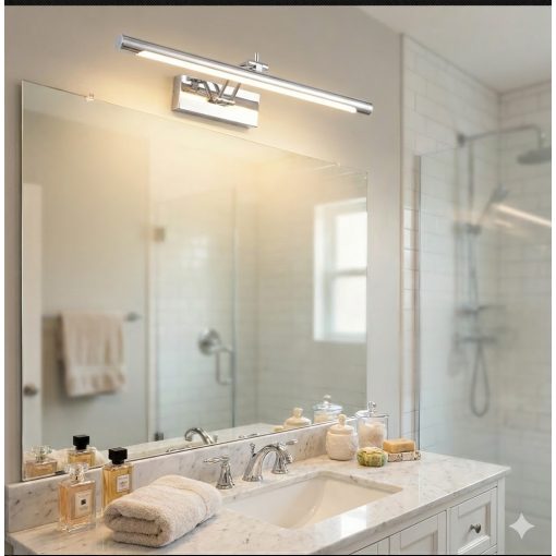 LED tükörlámpa fürdőszobába 40cm – modern, minimalista kivitel 