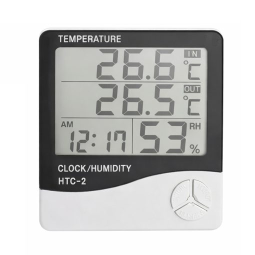 Beltéri és kültéri digitális hőmérő és páratartalom-mérő