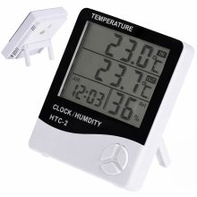 Beltéri és kültéri digitális hőmérő és páratartalom-mérő