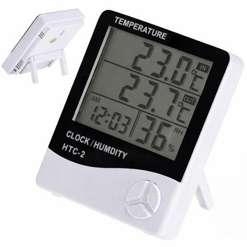 Beltéri és kültéri digitális hőmérő és páratartalom-mérő