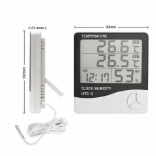 Beltéri és kültéri digitális hőmérő és páratartalom-mérő