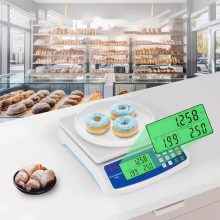 DT580 digitális konyhai és árszámoló mérleg 30 kg – rozsdamentes mérőtálcával