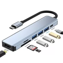 7 az 1-ben USB-C HUB